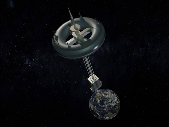 Word Search: Welcome to the future, where you can rocket to the stars in a space elevator
