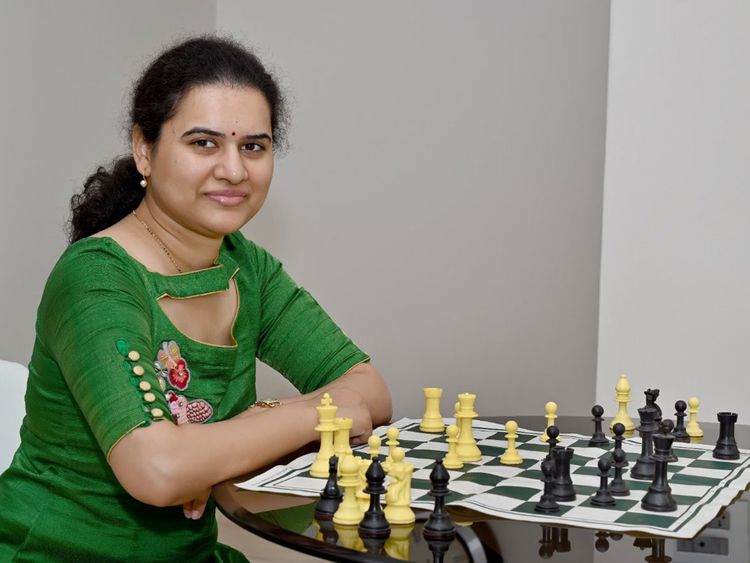 Indian women chess players at chess WC '21