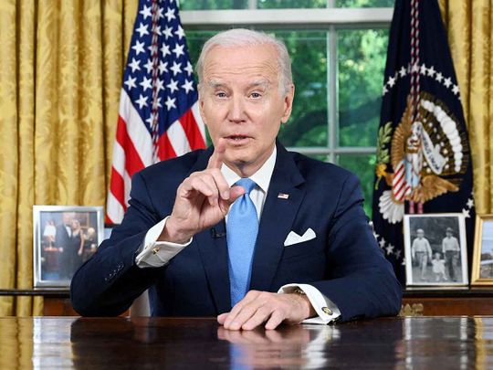 US President Joe Biden addresses the nation