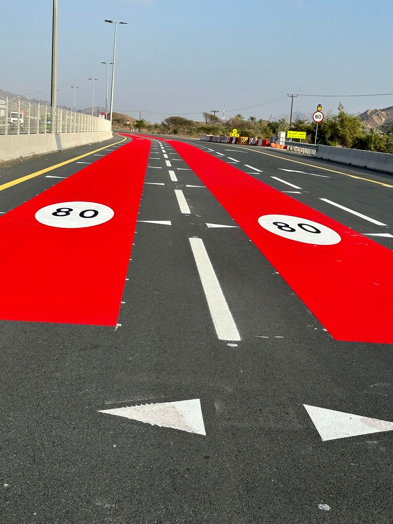 Dubai Hatta Road new speed limit