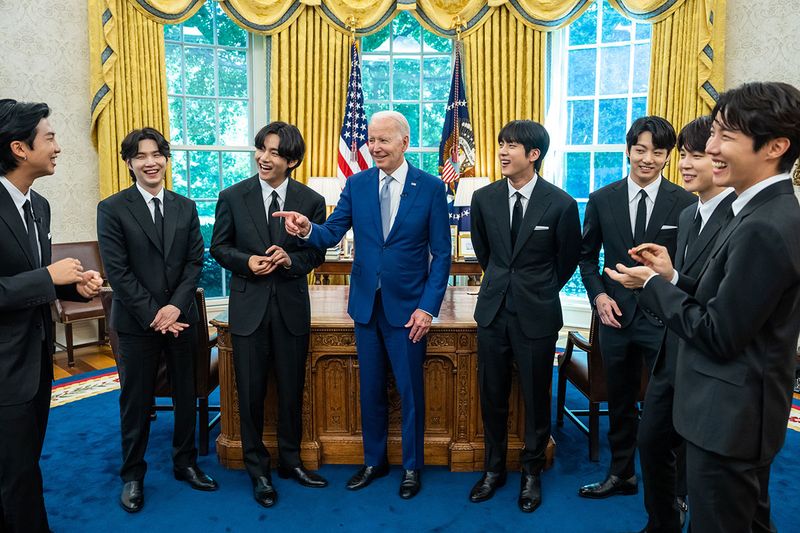 BTS meeting US president Joe Biden 