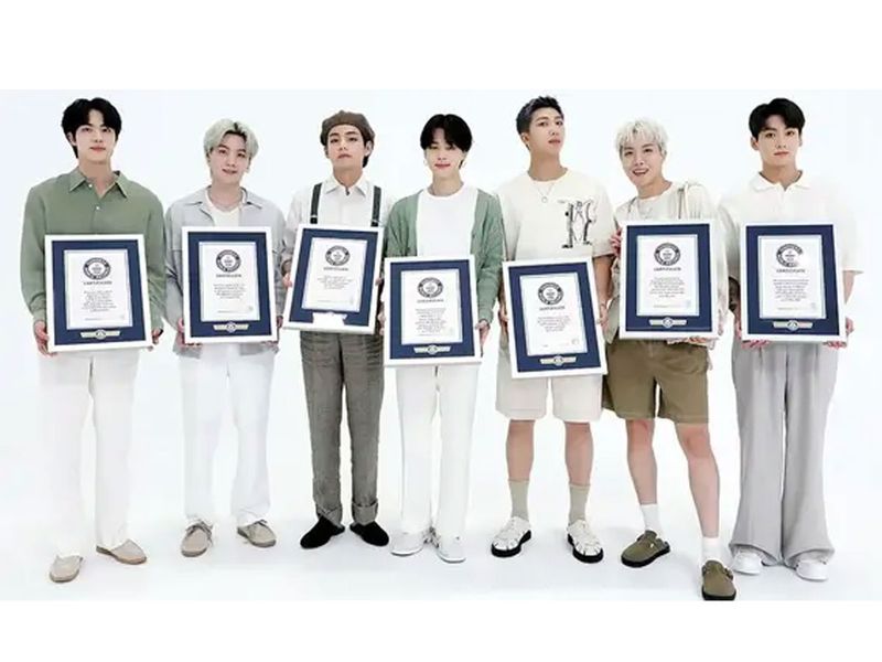 BTS were inducted into the Guinness World Records Hall of Fame in 2022.
