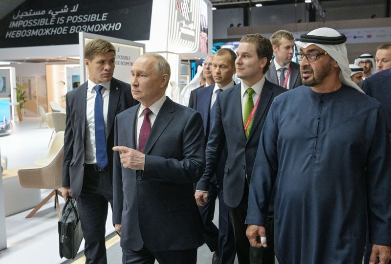 Russian President Putin with HH MBZ