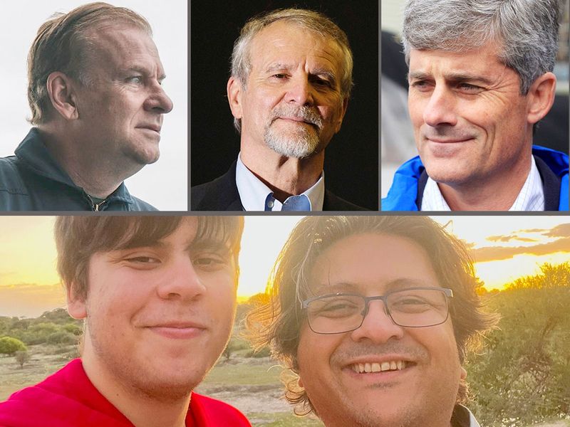 The missing 5: [From top-left] British billionaire Hamish Harding; French explorer Paul-Henri Nargeolet; Founder and CEO of OceanGate Expeditions Stockton Rush; Pakistani-born businessman Shahzada Dawood and his 19-year-old son Suleman. 