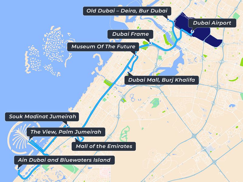 Dubai Travel Guide Maps