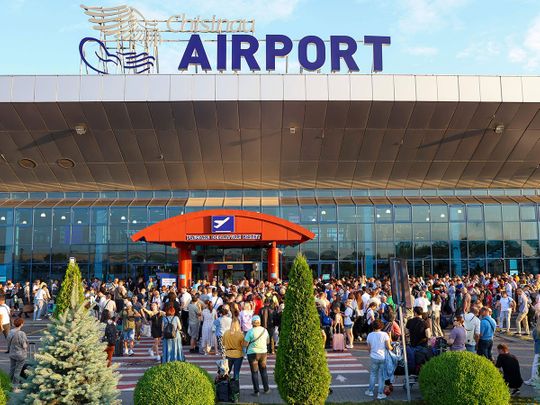 Chisinau airport in Moldova