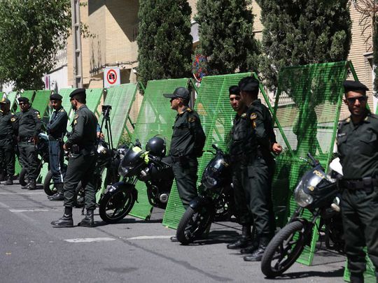Swedish embassy police Iran