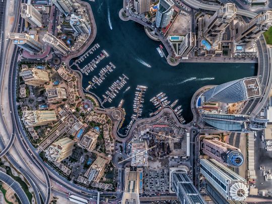 Stock - Dubai skyline / Dubai property / property market / Dubai