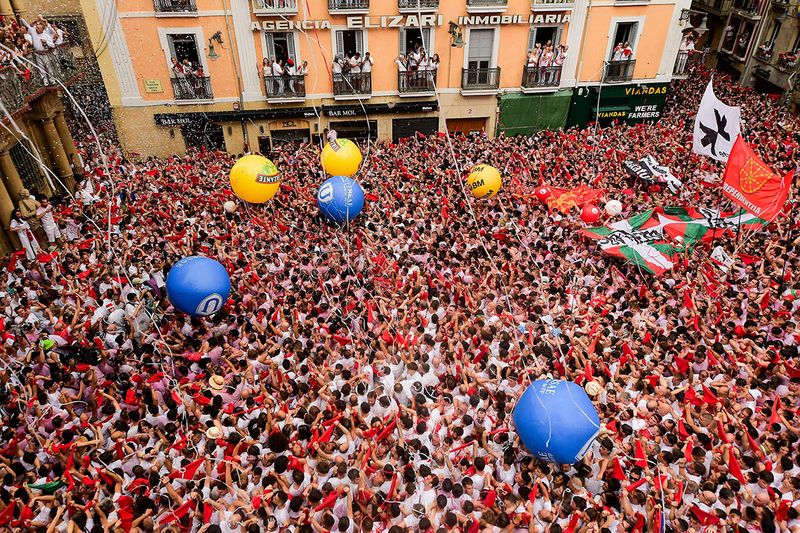 In Photos Spain's iconic Pamplona bullrunning festival kicks off