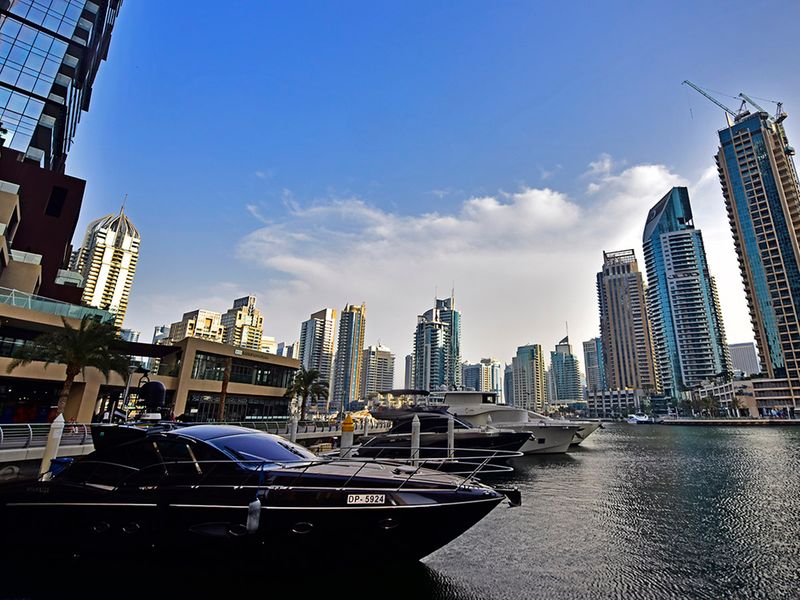 STOCK Dubai Marina / property / skyline