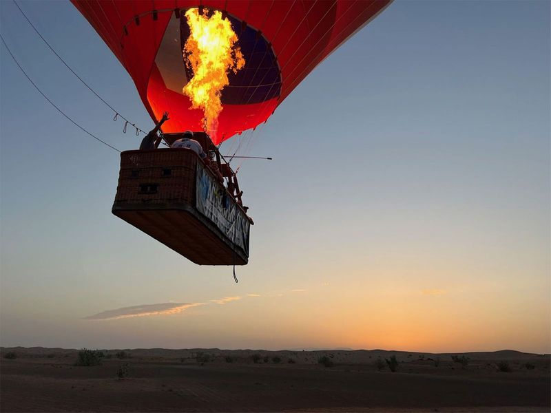 Hot Air Balloon ride in RAK