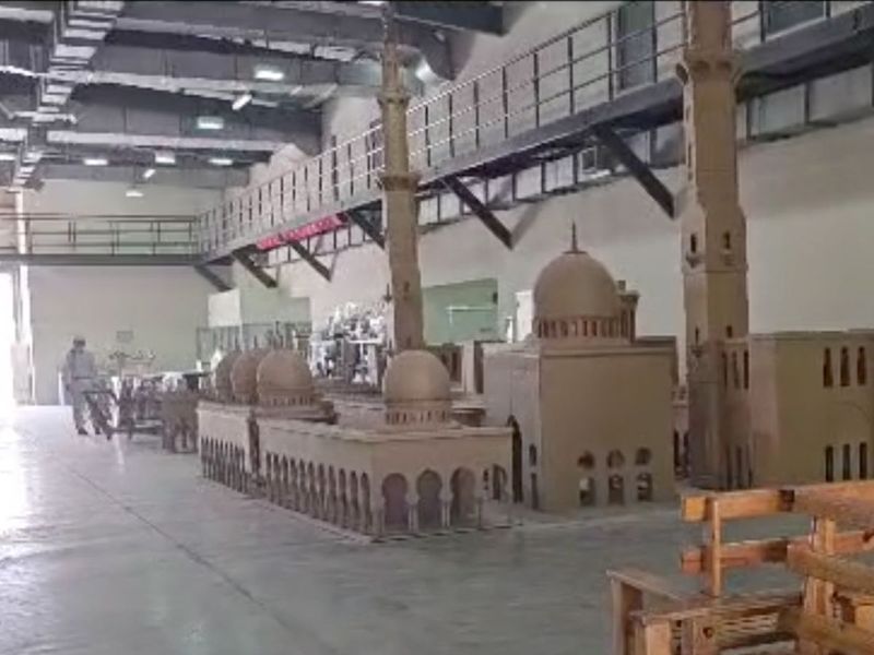 cardboard mosque