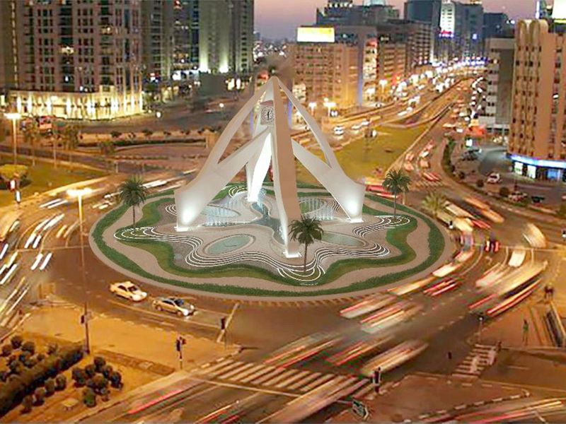 Deira Clocktower roundabout