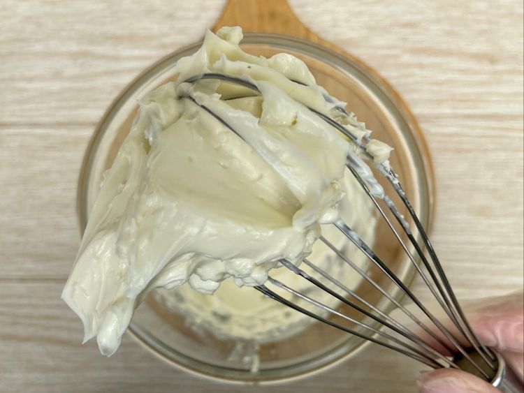 Mix them using a whisk until well combined