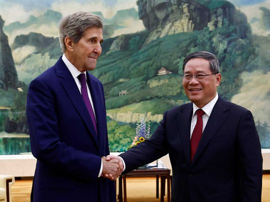  John Kerry  Chinese Premier Li Qiang