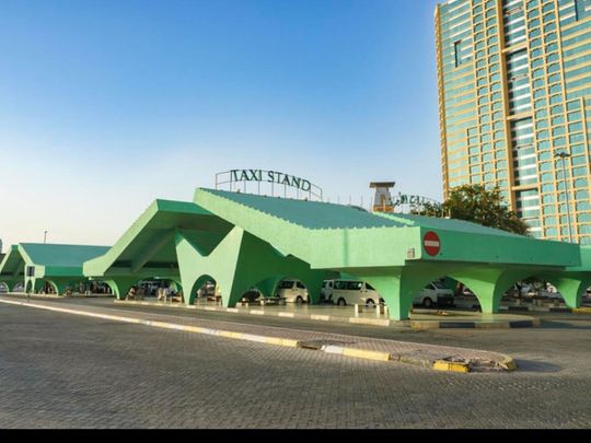 Abu Dhabi Taxi Stand