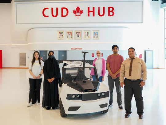 Canadian University Dubai Solar car
