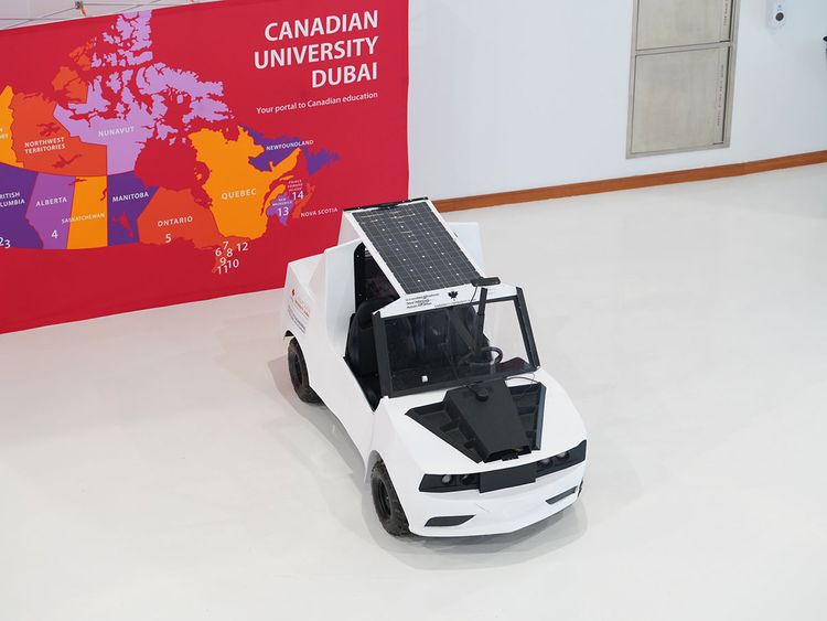 Canadian University Dubai Solar car