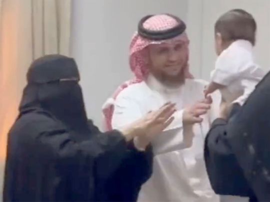 Watch: Joy and tears as Saudi couple adopts orphan after 11 childless years