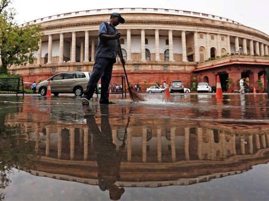 Indian parliament building 