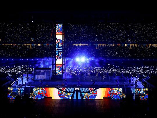 File photo: General view of the closing ceremony of the Commonwealth Games at the Alexander Stadium, in Birmingham, on August 8, 2022. 