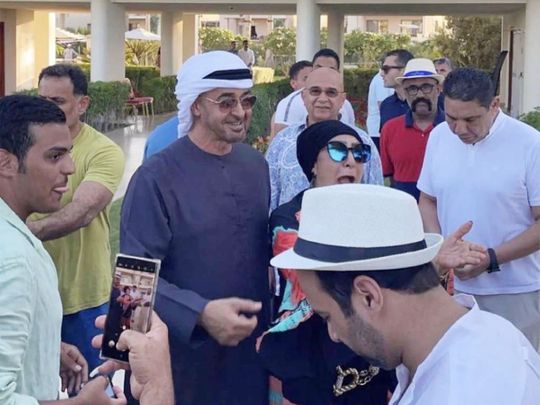 UAE President Sheikh Mohamed's casual interactions with people go viral in Egypt