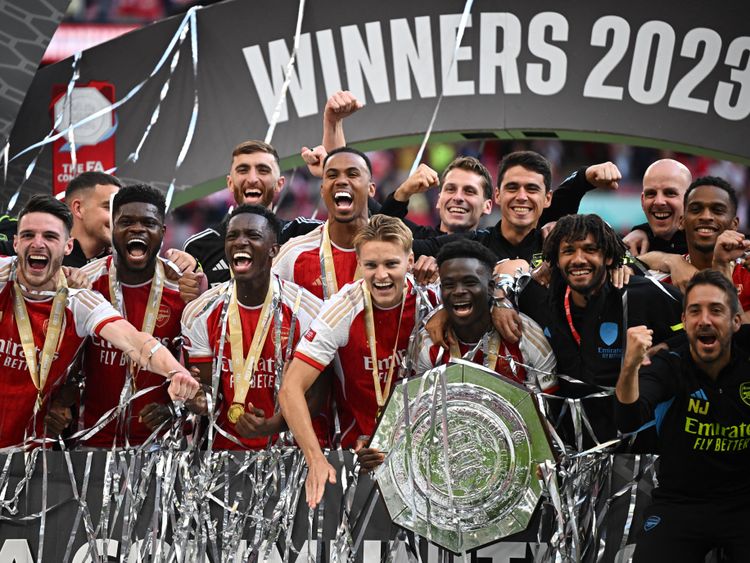 Arsenal beat Man City in penalty shootout to win Community Shield