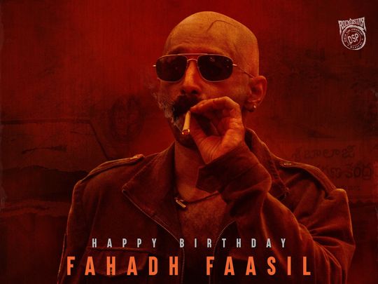 Fahadh Faasil's look from 'Pushpa 2'.