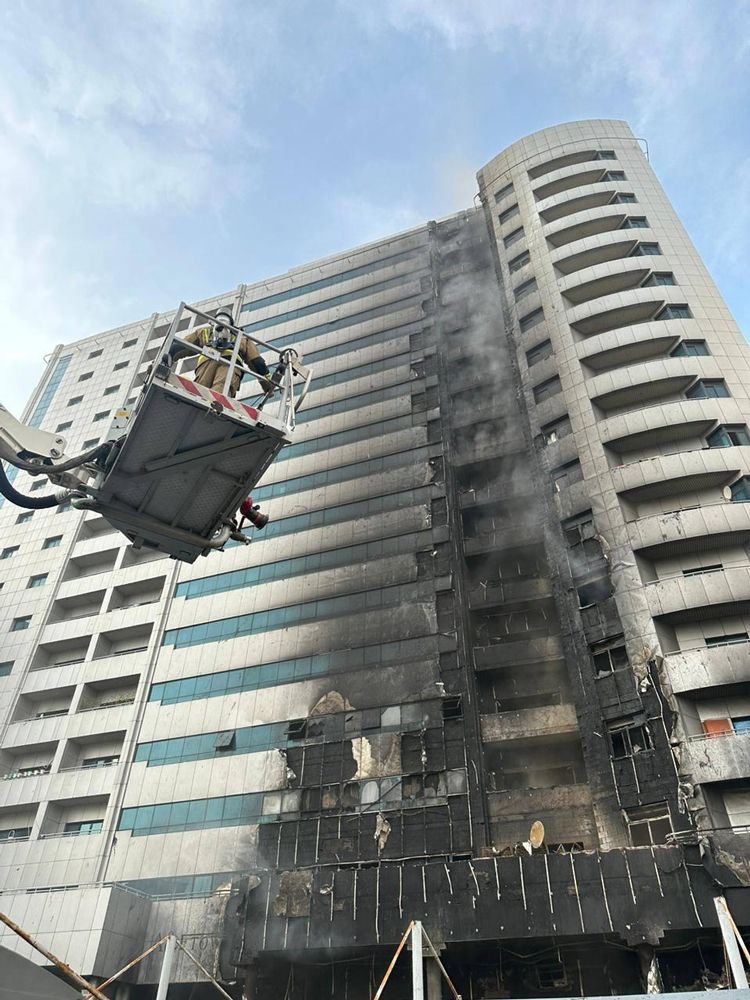 Ajman building fire