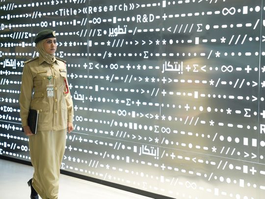 1st Lt. Engineer Al Reem Al Rahman Ali works for the Dubai Police’s Explosives Security Department