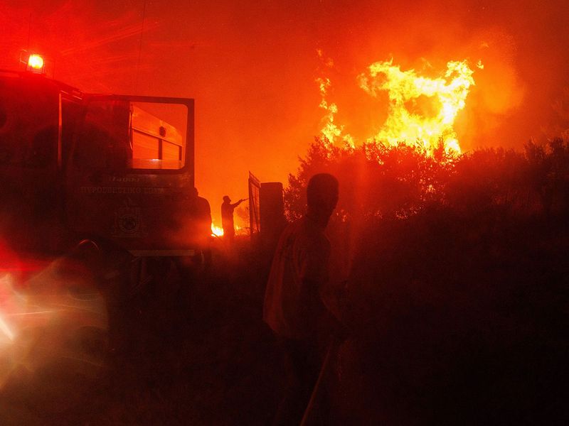 APTOPIX_Greece_Wildfires_58110--2014c