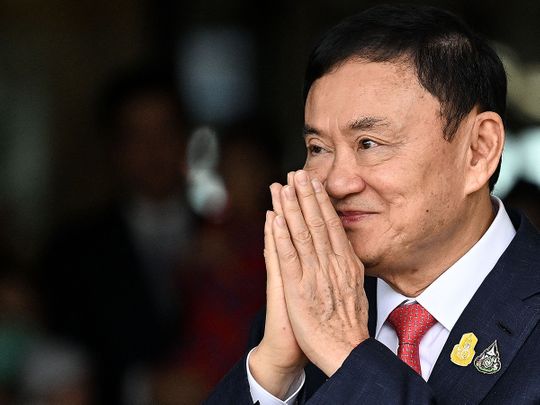 Former Thai Prime Minister Thaksin Shinawatra 