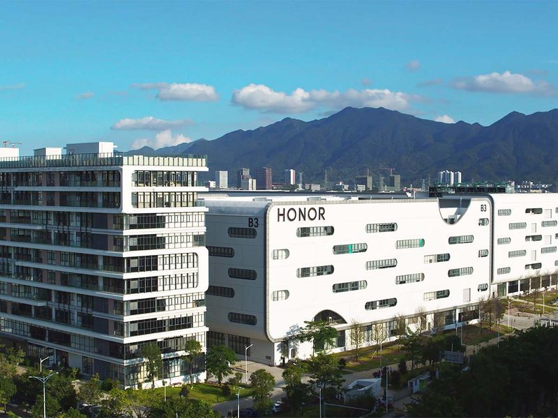 A view of Honor's Intelligent Manufacturing Industrial Park in Shenzhen, China. 