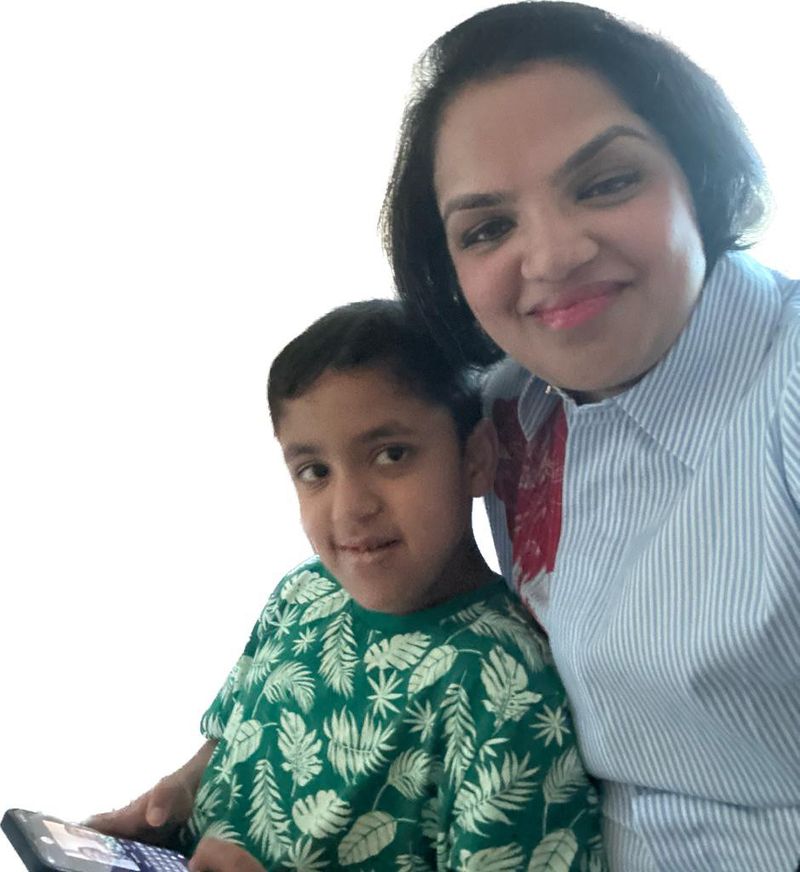 Sumi and her son Joshua-1693149672432
