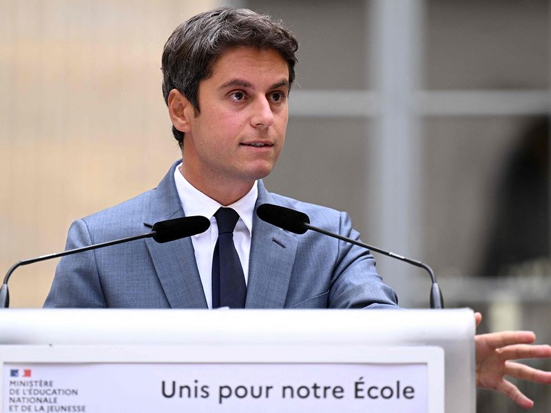 French Education and Youth Minister Gabriel Attal 