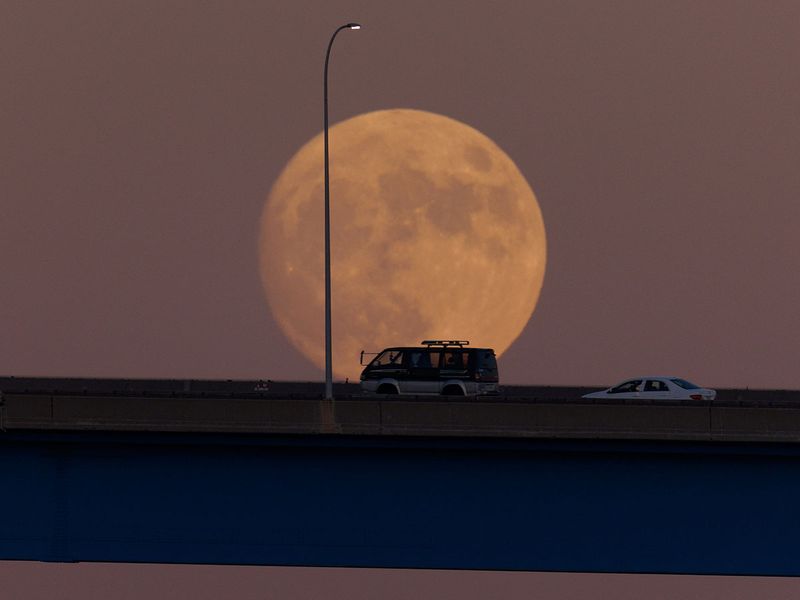 Look: Rare blue moon lights up skies across the world