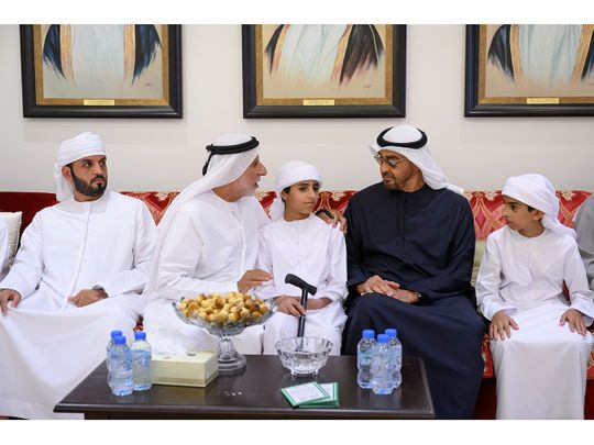 UAE President condoles family of Sari Al Mazrouei on Aug 30, 2023