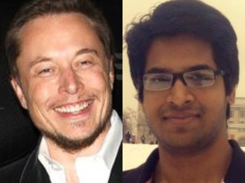 Elon Musk (left) and Ashok Elluswamy