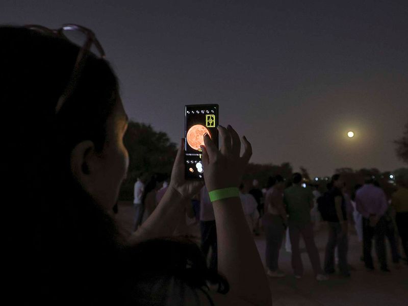 UAE residents enjoy Blue Moon sighting on August 31, Thursday