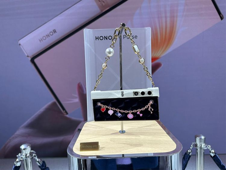 Honor's concept V Purse on display at the IFA Berlin event. 