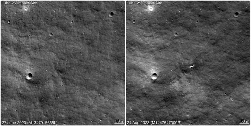 A combination picture of NASA Lunar Reconnaissance Orbiter (LRO) images 
