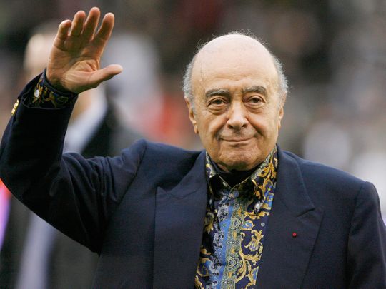 Self-made Egyptian billionaire and former Harrods owner Mohamed Al Fayed