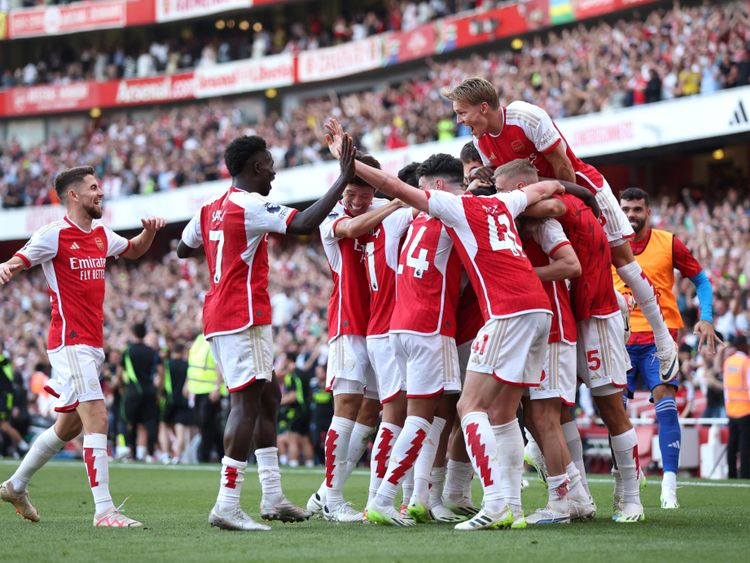 Rice and Jesus score in injury time as Arsenal sink Man United - World -  Sports - Ahram Online