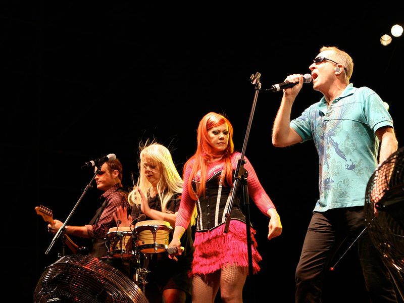 US rock band The B52s.