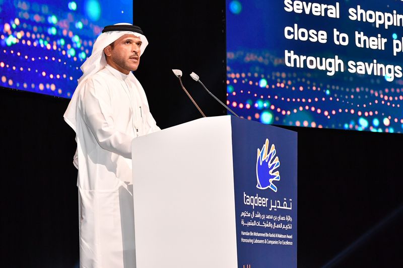 Major General Obaid Muhair bin Surour- Dubai Media office at the 5th Cycle of Taqdeer Award. Photo: Virendra Saklani/Gulf News