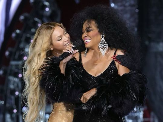 Diana Ross and Beyonce