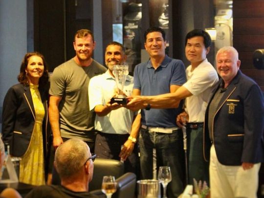 Sport - Golf - Montgomerie Golf Club Dubai Beat The Pro