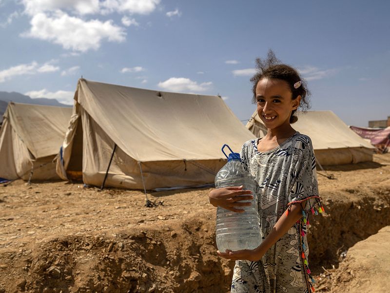 girl morocco tent quake
