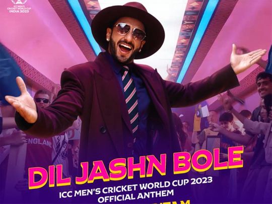 ICC Men’s Cricket World Cup 2023: Official anthem featuring Ranveer Singh is out