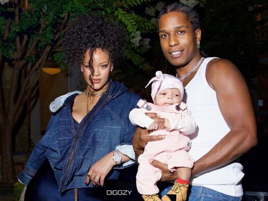 Rihanna and A$AP Rocky with their second child